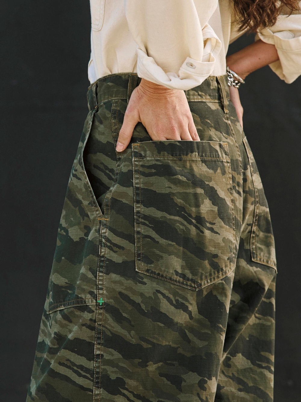 Imogene and Willie Service Trouser 28 Camo Brushstroke Camo NWT - Picture 7 of 16